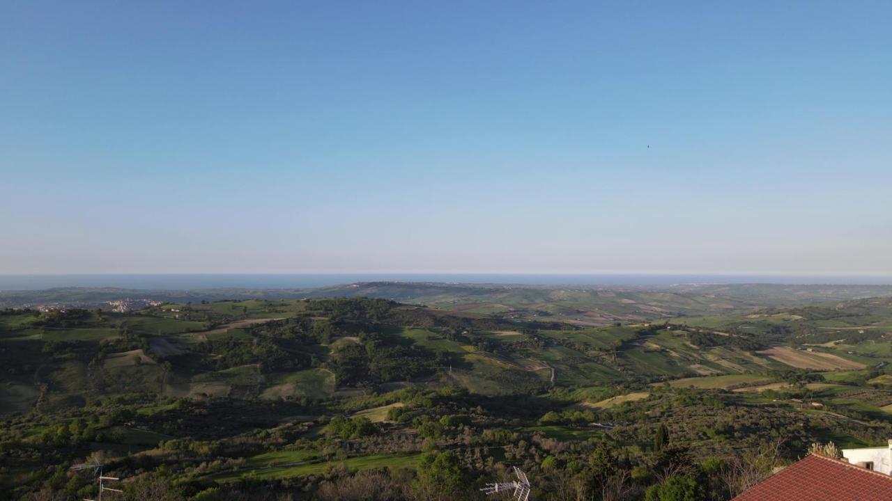 Ancient Stone 'Casa Rosa'- Sea And Mountain View Tranquil Borgo Villa Tavenna ภายนอก รูปภาพ