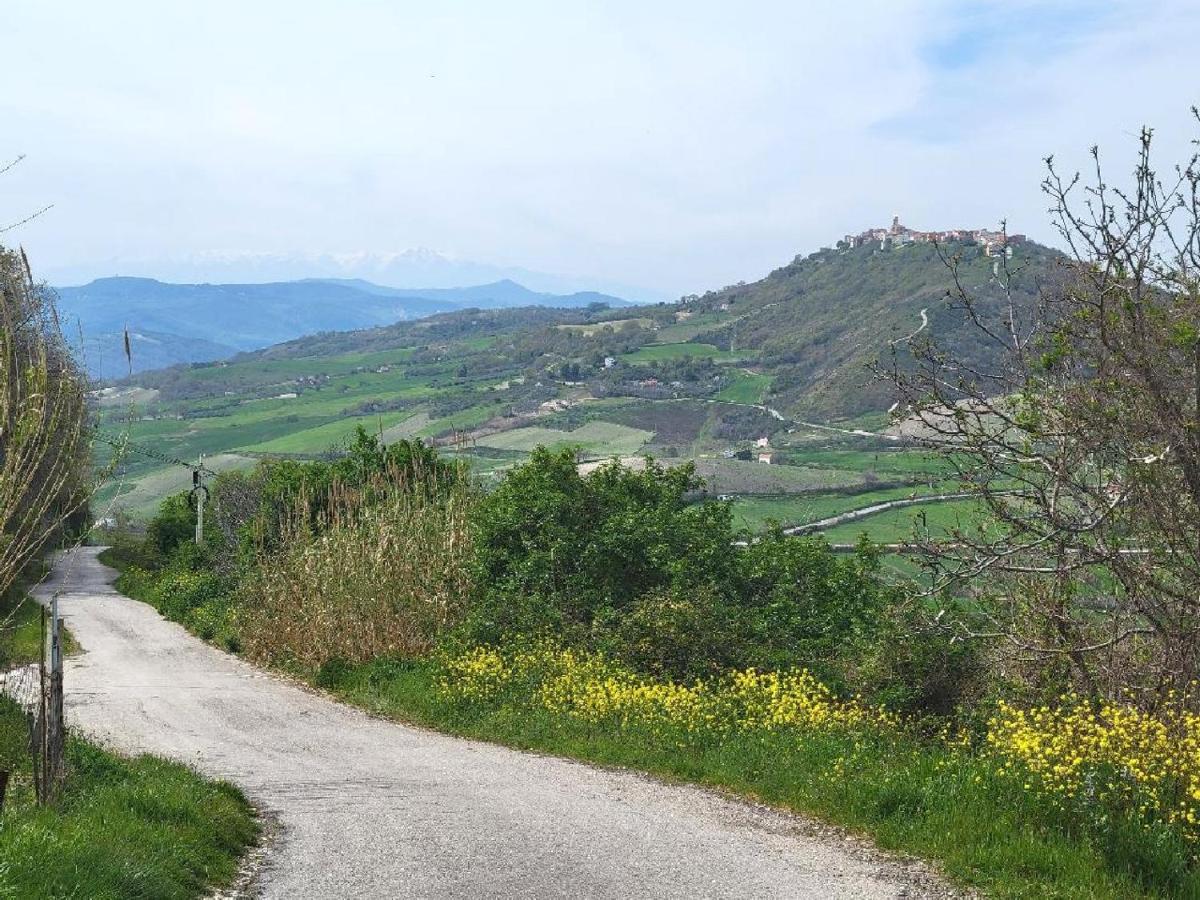 Ancient Stone 'Casa Rosa'- Sea And Mountain View Tranquil Borgo Villa Tavenna ภายนอก รูปภาพ